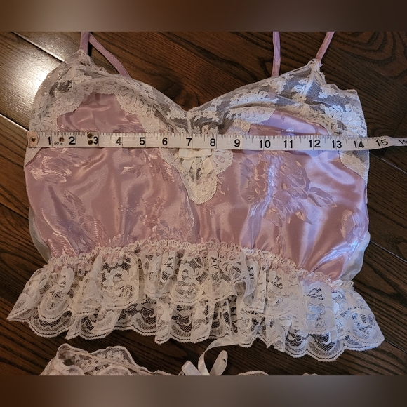 2 PC Lacy Lingerie Set, Like New - Picture 6 of 7